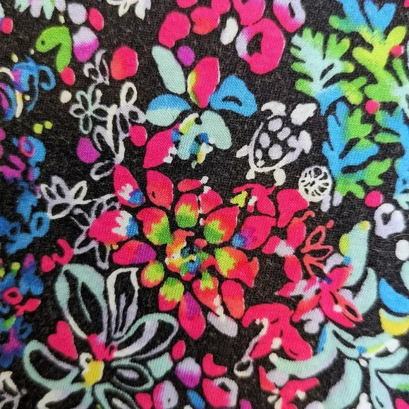 Lilly Pulitzer Diann Mini Dress in Multi Feeling Fintastic Pattern - Picture 7 of 8